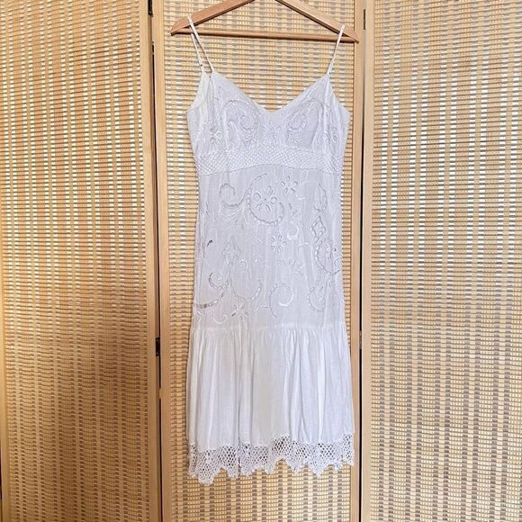 Vintage sue wong linen dress - Picture 3 of 9